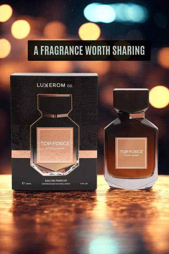 TOP FORCE SPRAY PERFUME EAU DE PARFUM FOR MEN - 3.4FL.OZ.