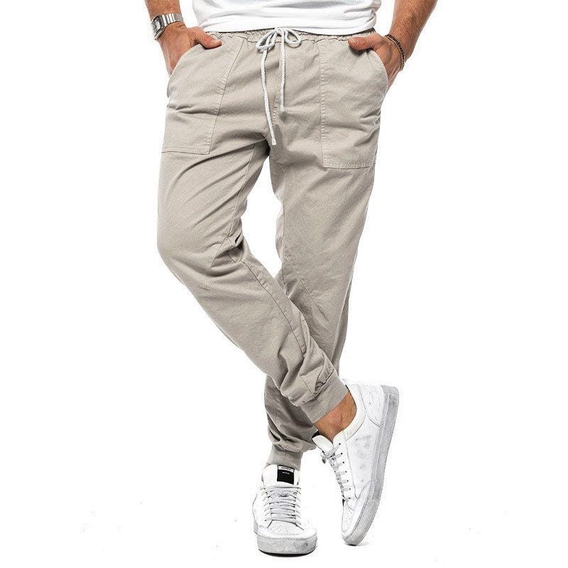 Casual Drawstring Trousers