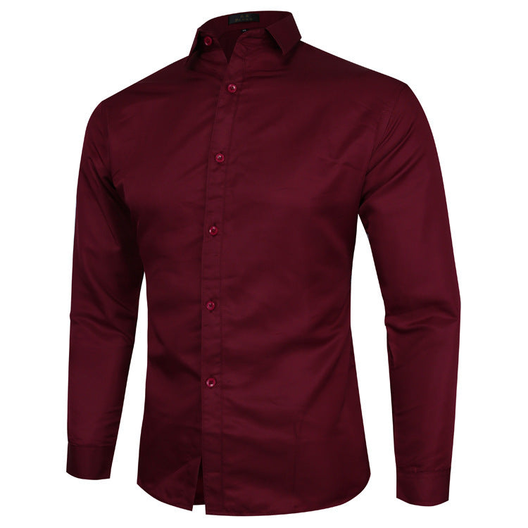 Mens Long Sleeve Business Casual Shirt