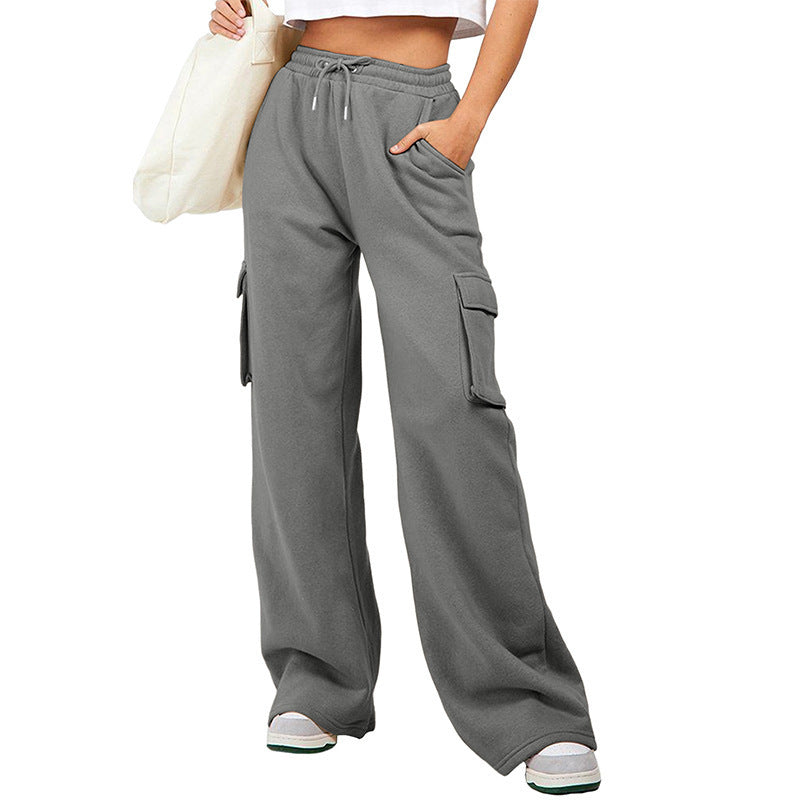 Casual Straight Loose Long Pants