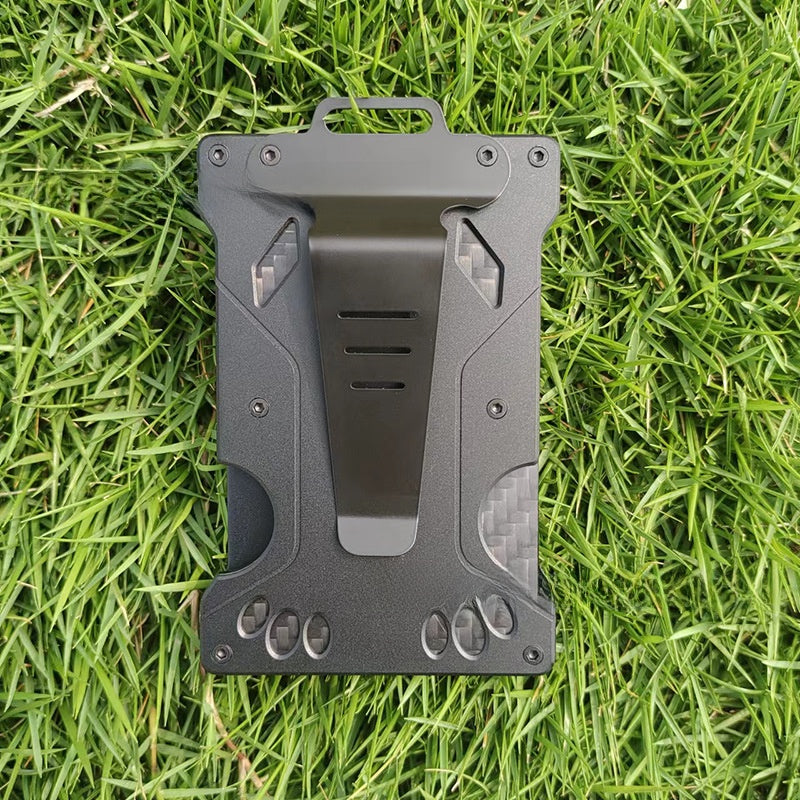 Aluminum alloy business card holder