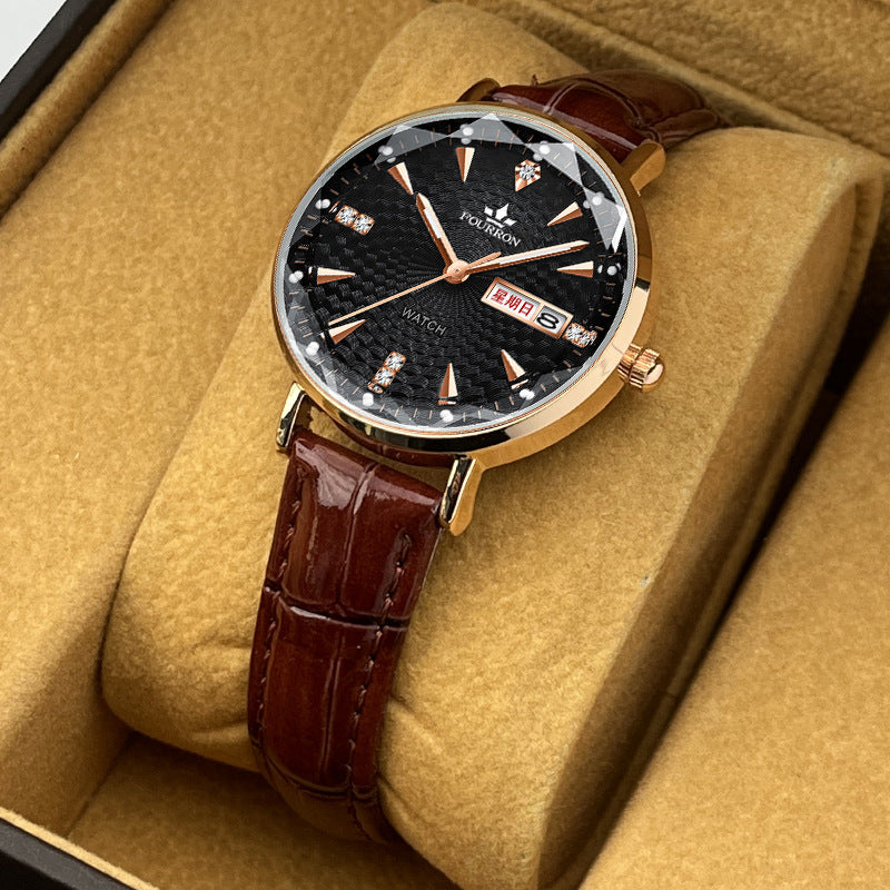 Quartz Movement Women's Glow-in-dark Watch