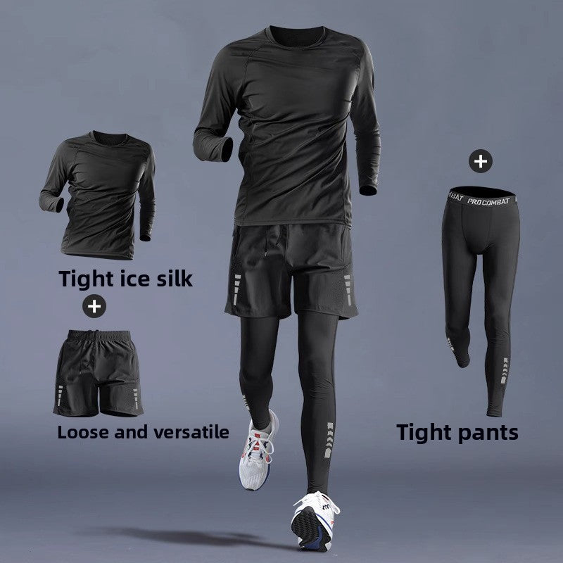 Tight-fit Men's Quick-Drying Sports Suit