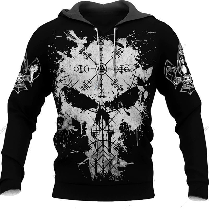 Men's Hooded Sweater Casual Pullover Streetwear