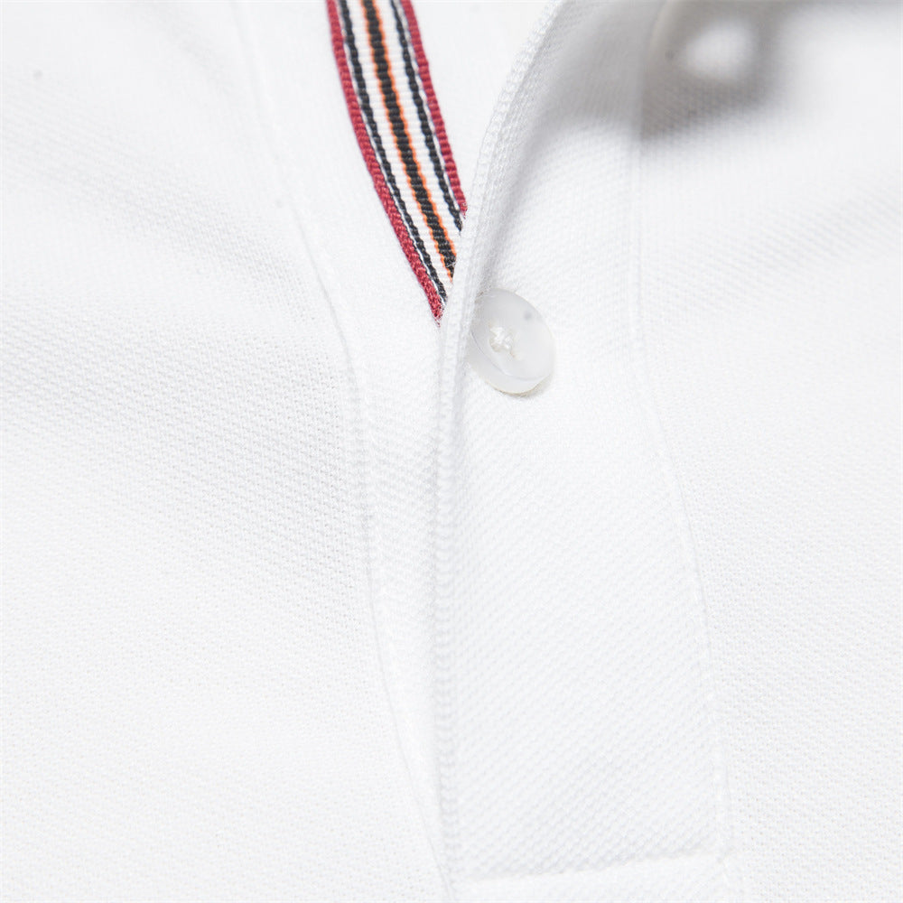 Men's Cotton Embroidered Polo Shirt