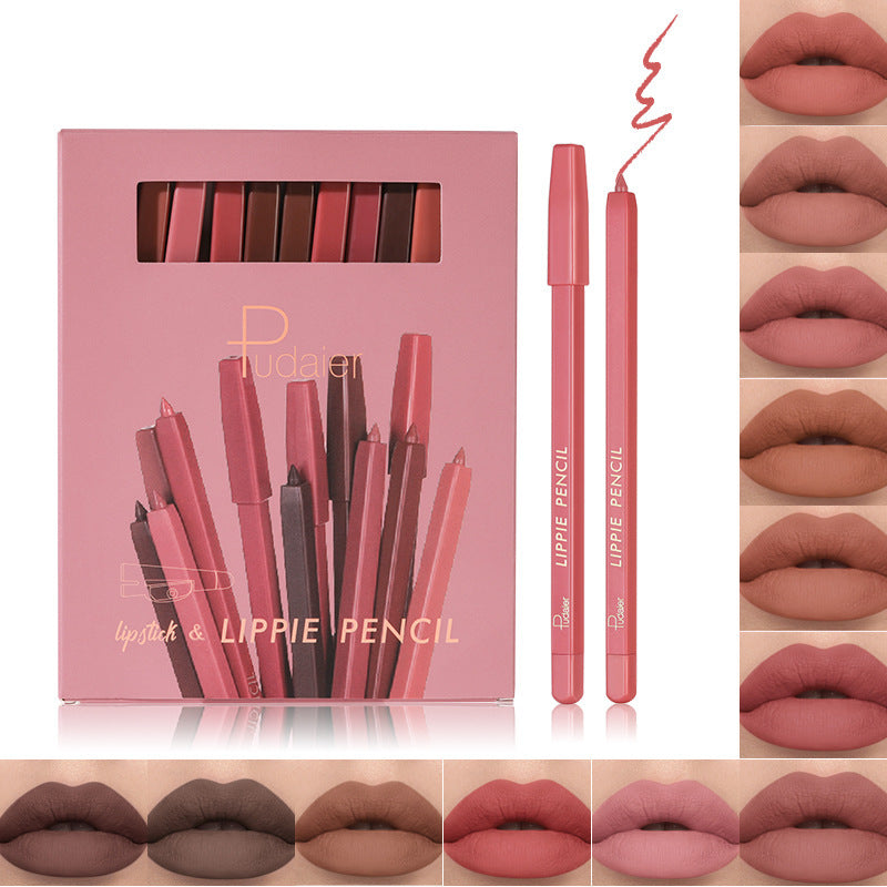 Set of 12 lip liner