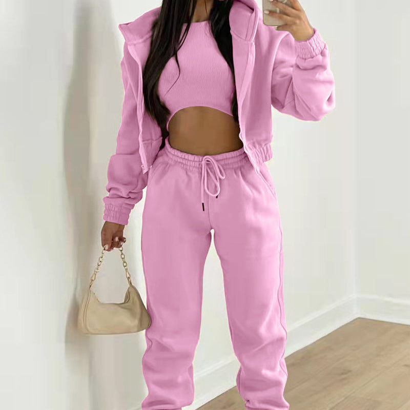 Women's Casual Hooded Sweatshirt and Pants