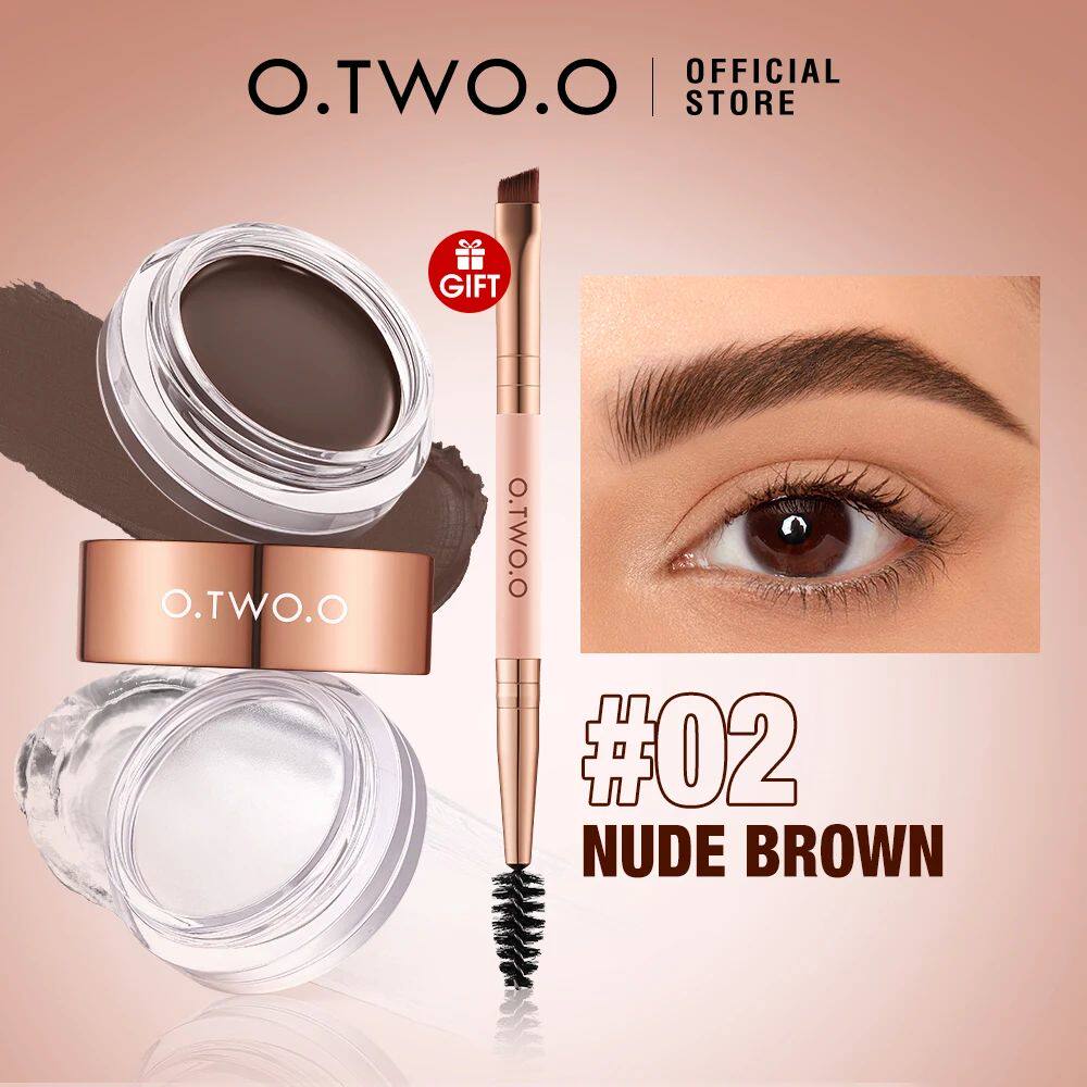 Eyebrow Pomade Gel Wax 2-in-1 Waterproof