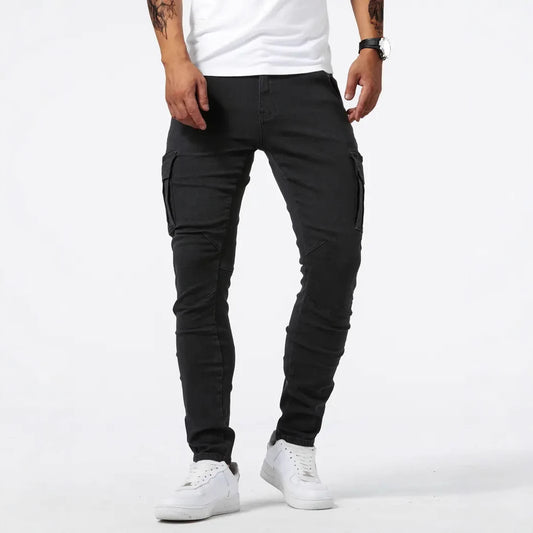 Mens Skinny Jeans with Side Pockets