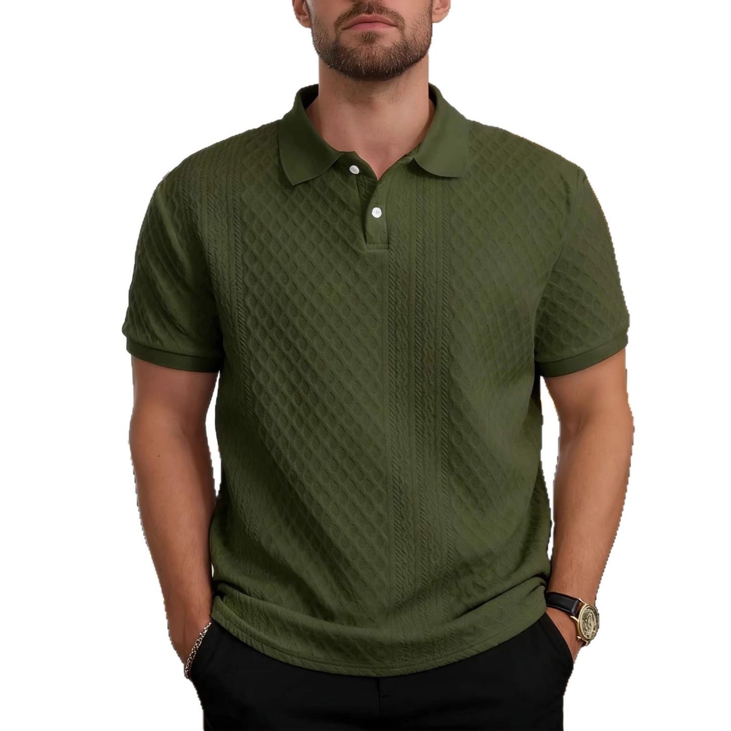 Men's Polo Casual Top