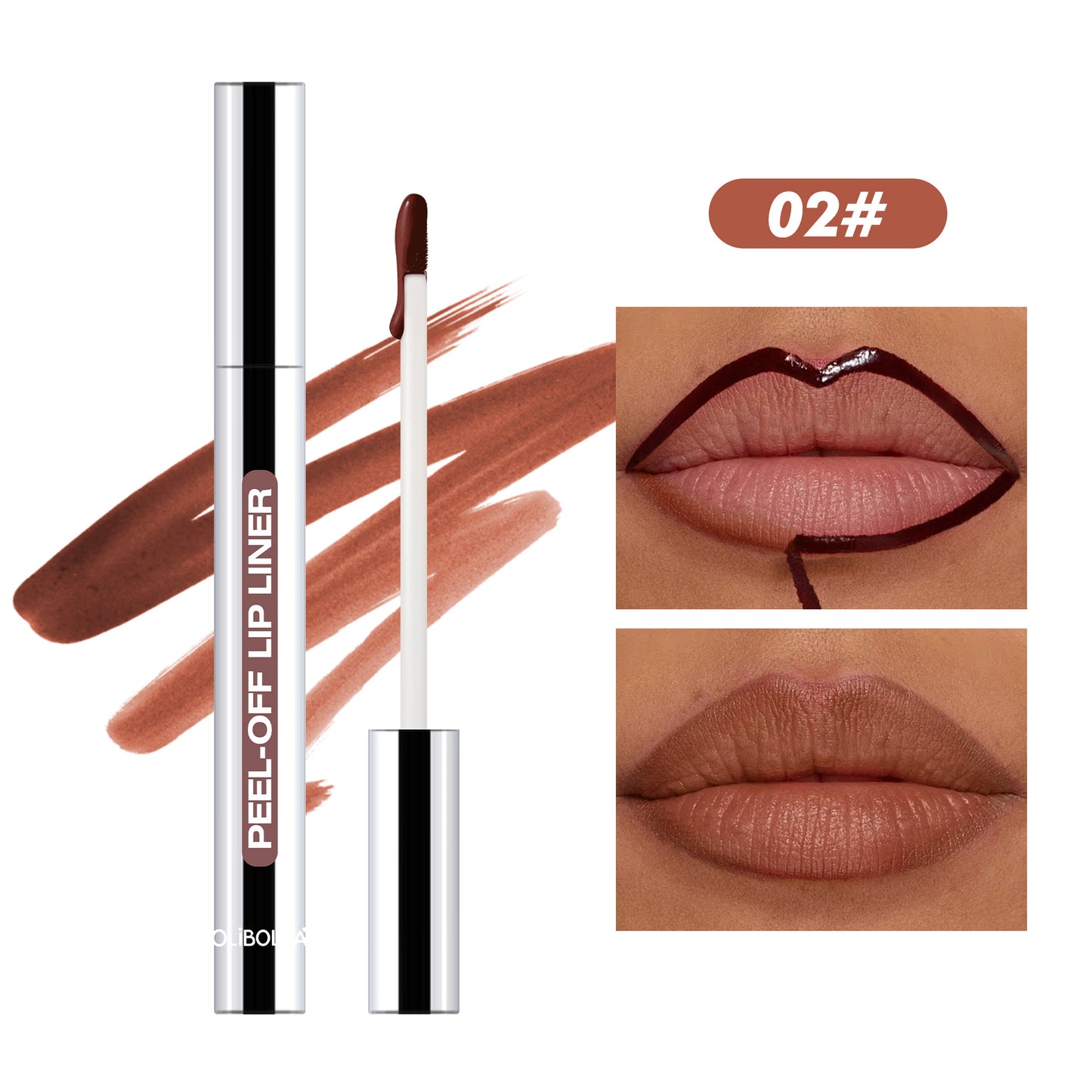 Peel-Off Lip Liner Moisturizing Long-Lasting