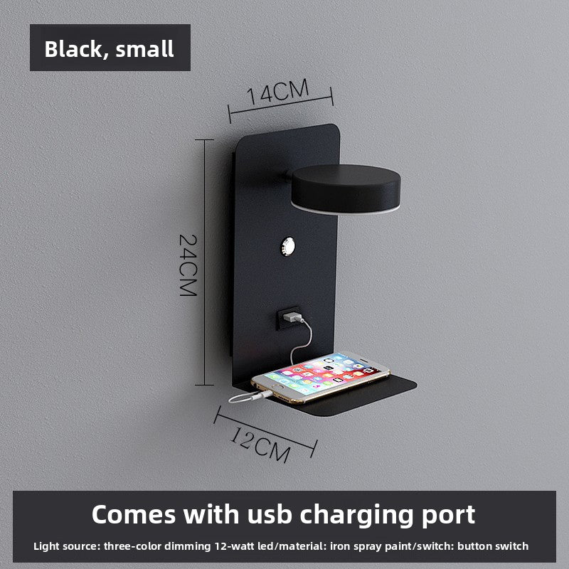 Modern USB LED Wall Lamp with Rotatable Design