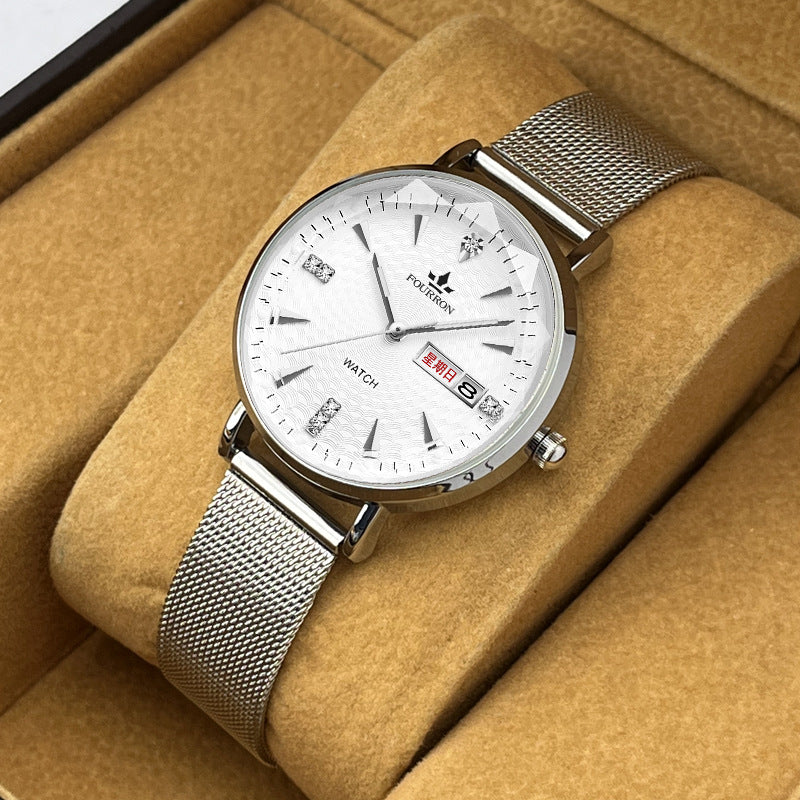 Quartz Movement Women's Glow-in-dark Watch