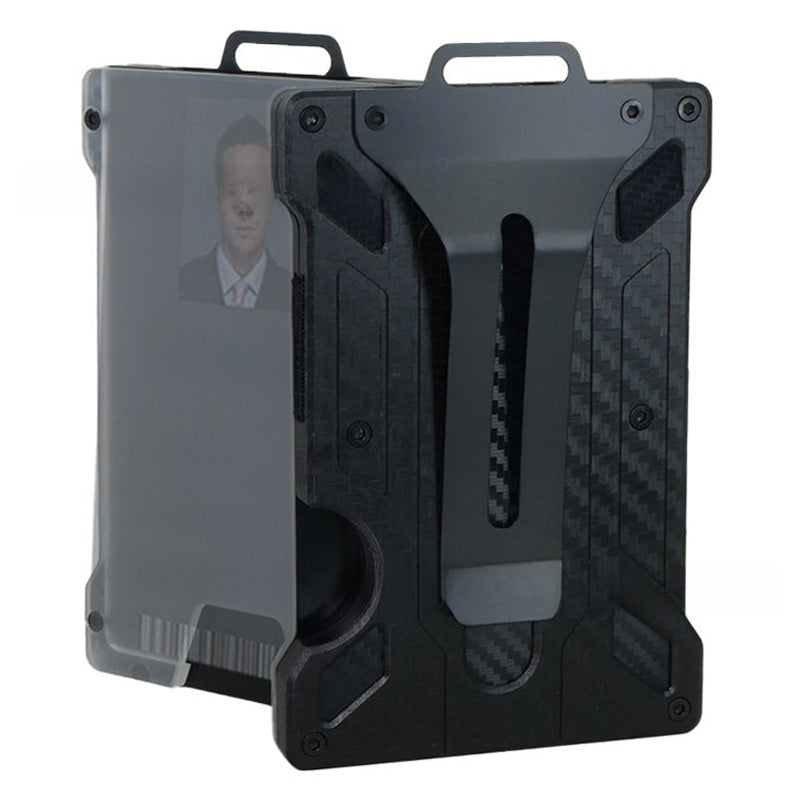 Aluminum alloy business card holder