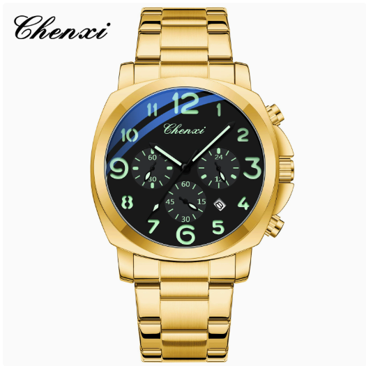 Multifunctional Mens Watch with Luminous Dial