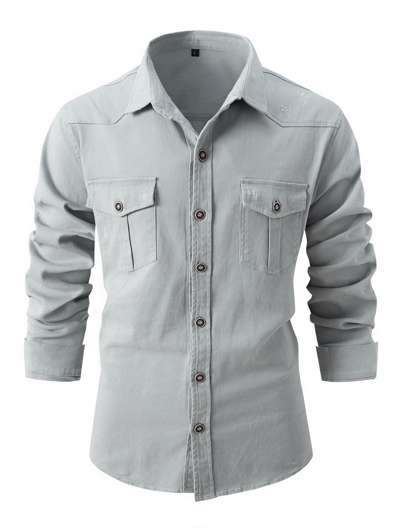 British slim fit men's cotton shirt