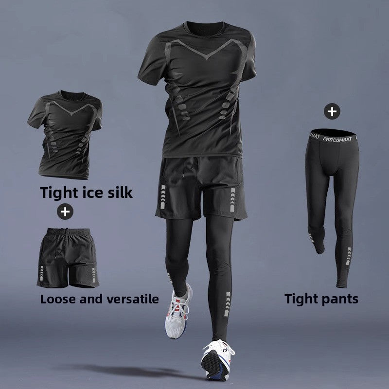 Tight-fit Men's Quick-Drying Sports Suit