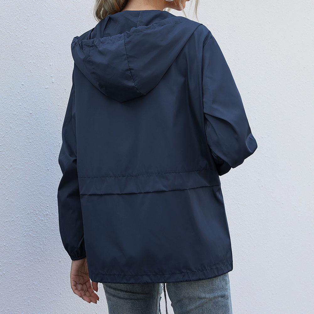 Lightweight Zipper Hoodie Jacket