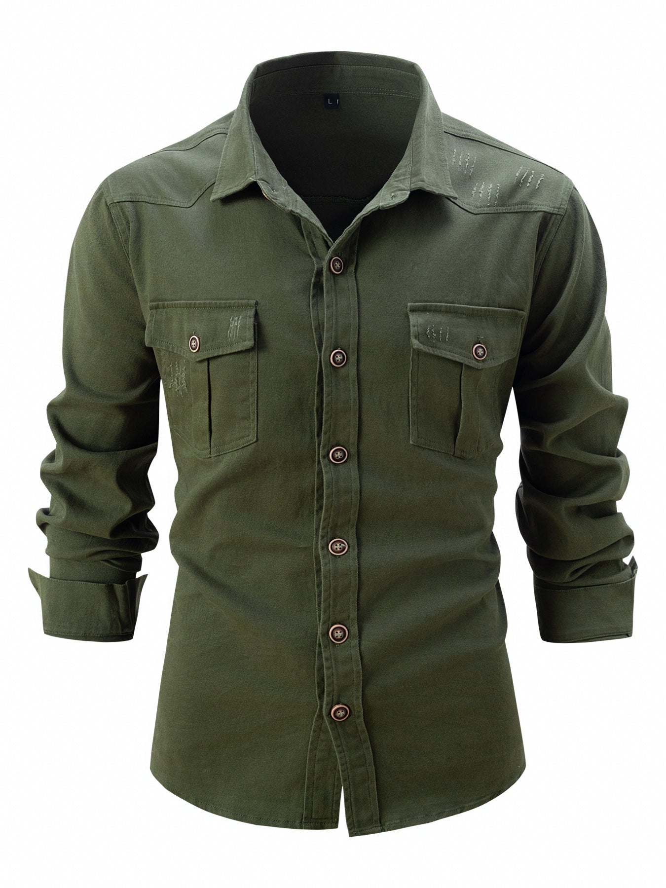 British slim fit men's cotton shirt