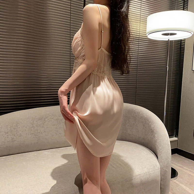 Camisón de mujer con encaje 