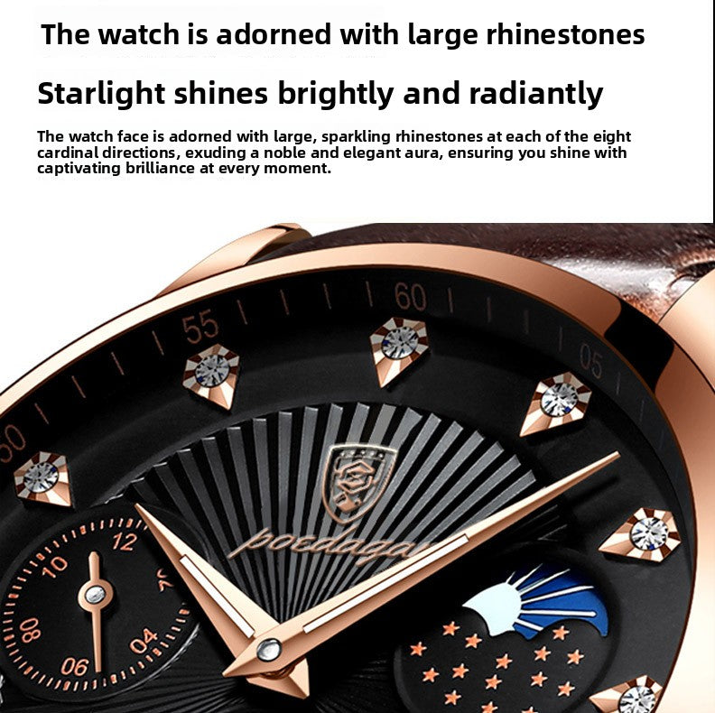Men's Calendar Luminous Quartz Watch