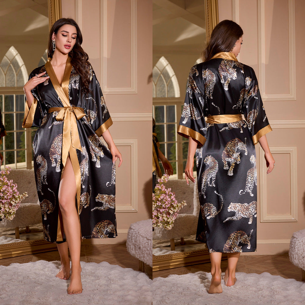 Womens Ice Silk Nightgown