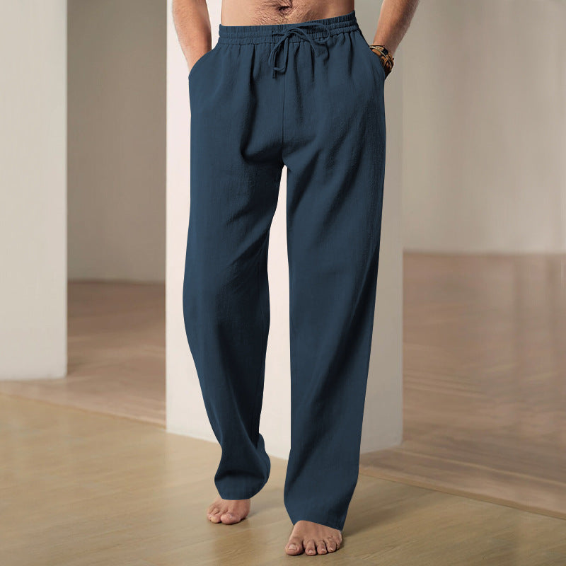 Men's Breathable Linen Casual Sports Trousers