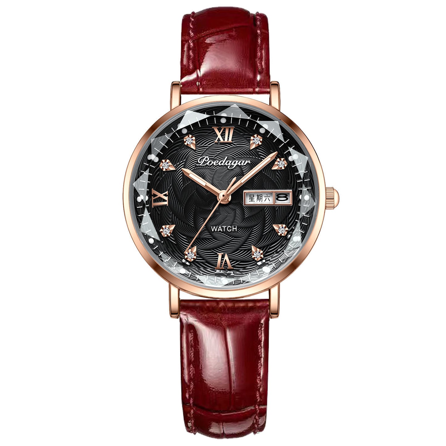 Waterproof luminous women's glow-in-the-dark watch