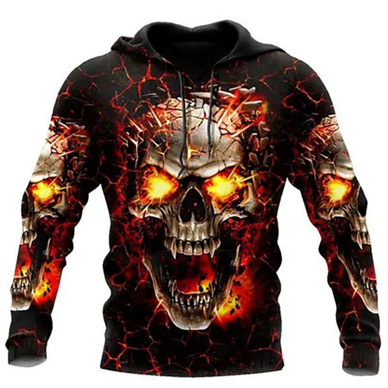 Men's Hooded Sweater Casual Pullover Streetwear