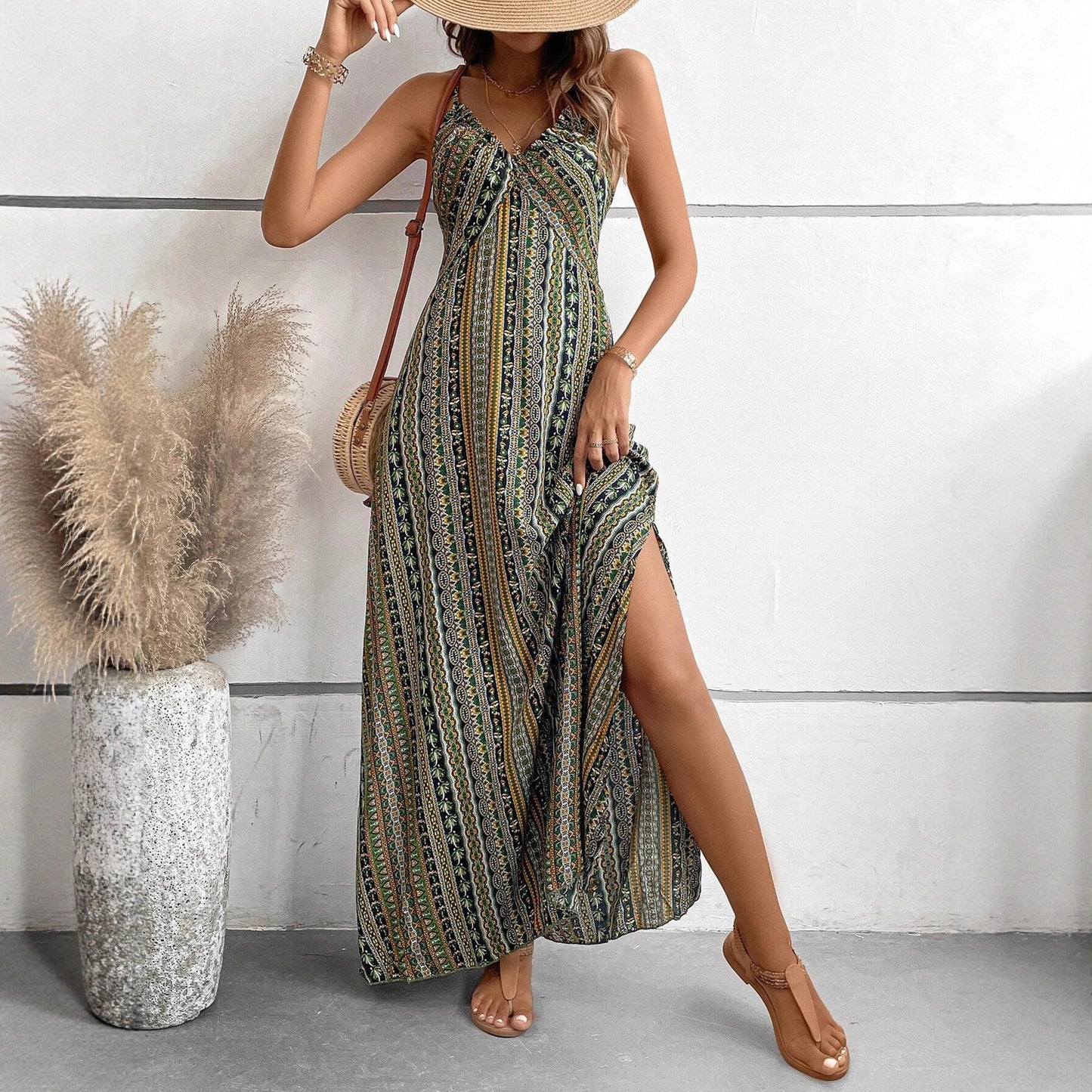 V-neck Women's Dress