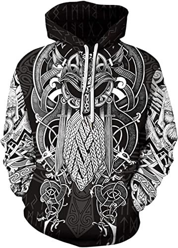 3D Digital Printing Hooded Sweatshirt