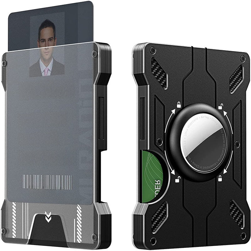 Aluminum alloy business card holder