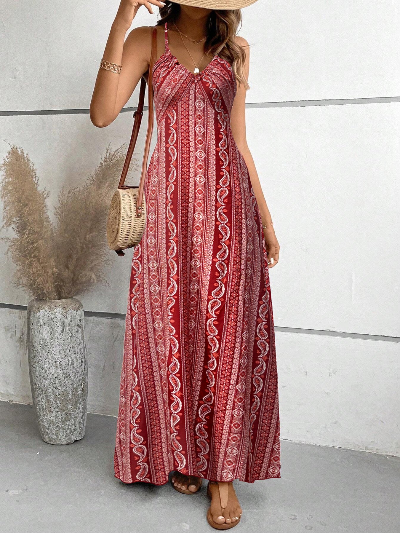 V-neck Women's Dress