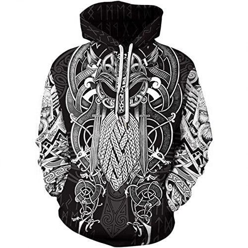 3D Digital Printing Hooded Sweatshirt