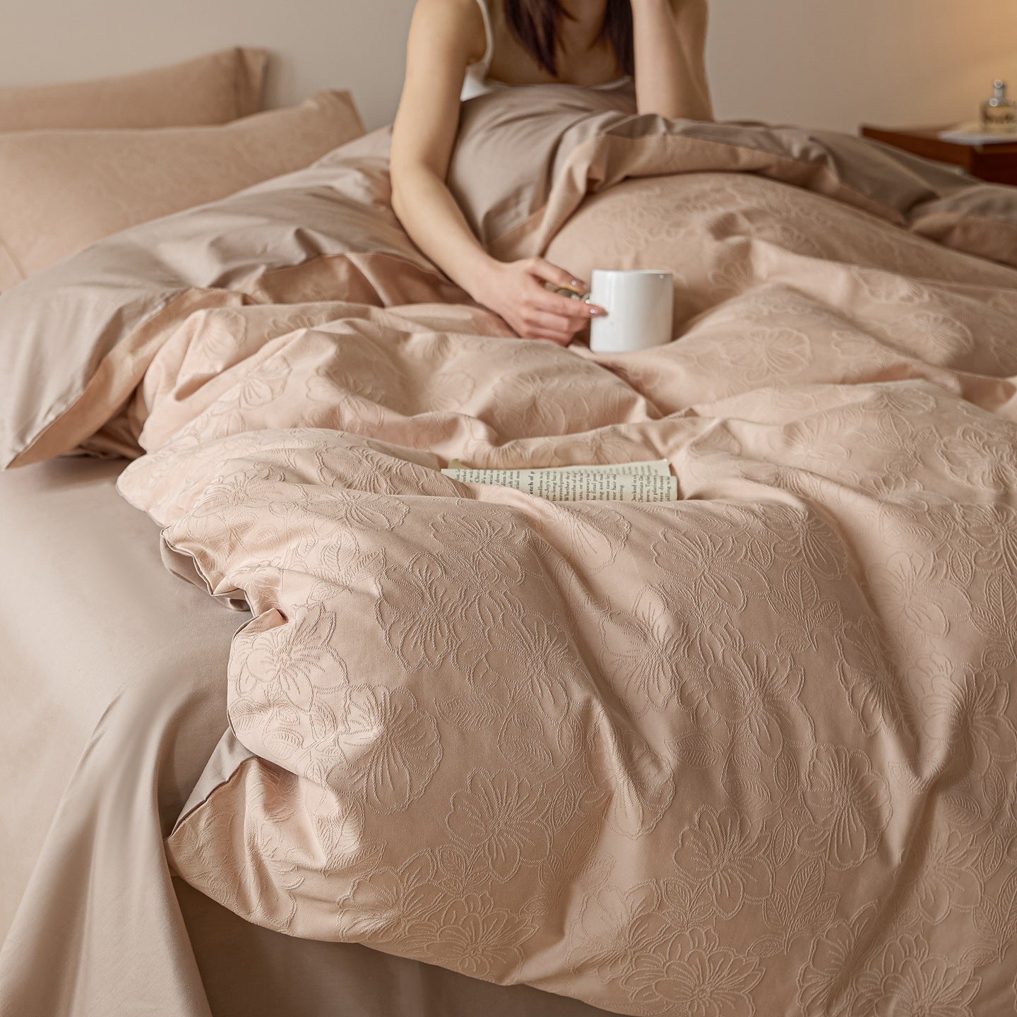 Luxury Cotton Jacquard Bedding