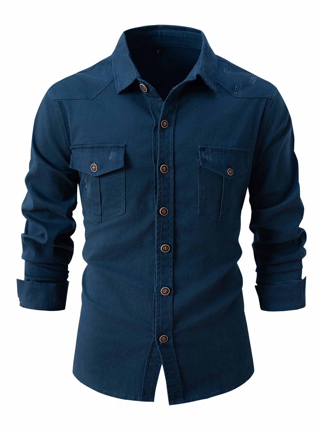 British slim fit men's cotton shirt