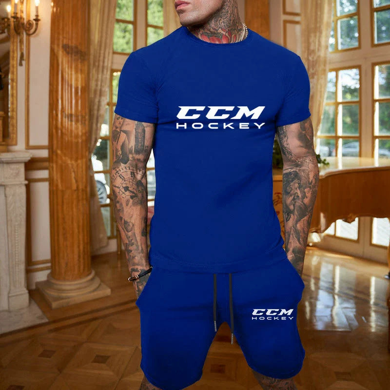 Men's Cotton T-Shirt and Shorts Set