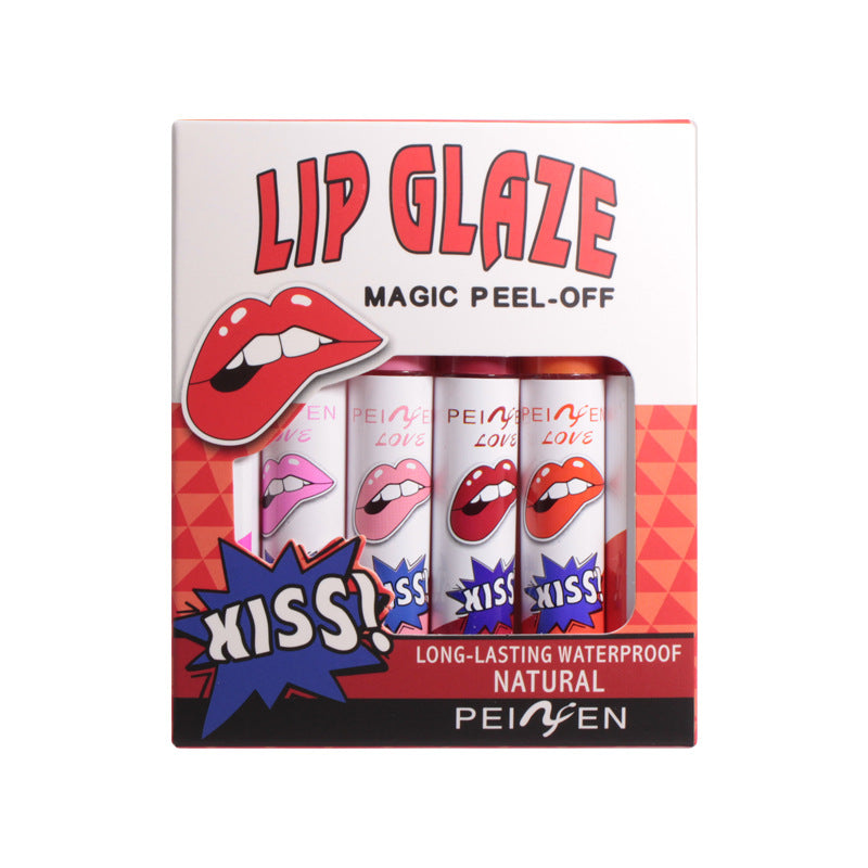 Waterproof and easy-to-color pearl lip gloss