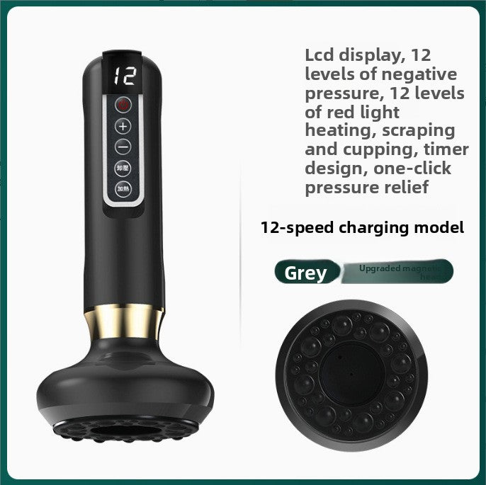 Electric Scraping Massager with Heat and Suction