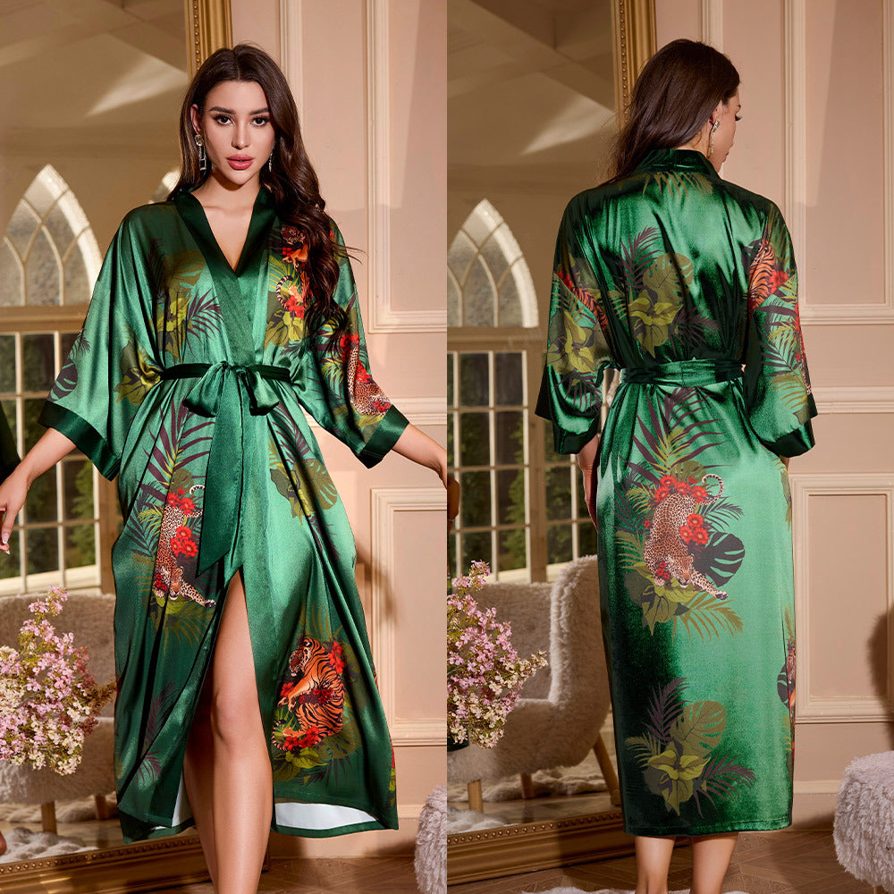 Womens Ice Silk Nightgown