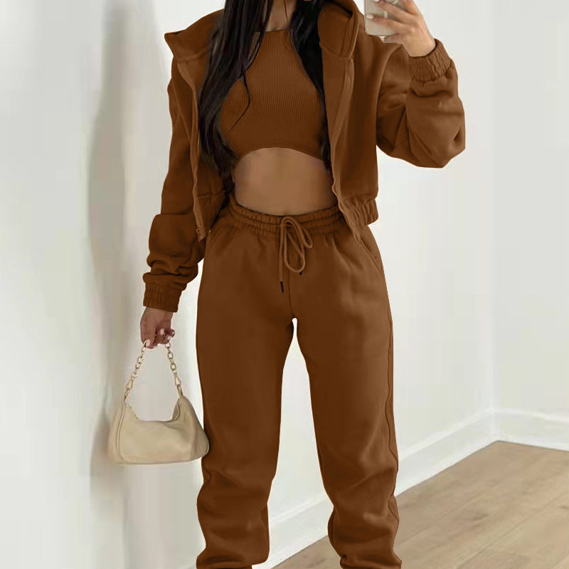 Women's Casual Hooded Sweatshirt and Pants
