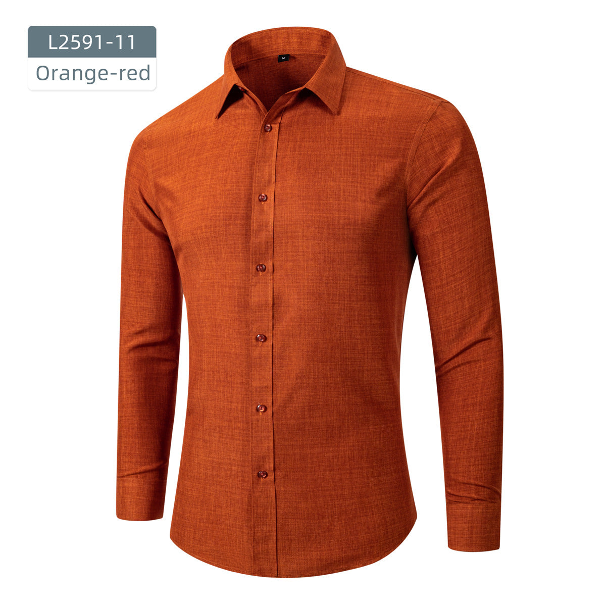 Mens Long Sleeve Business Shirt
