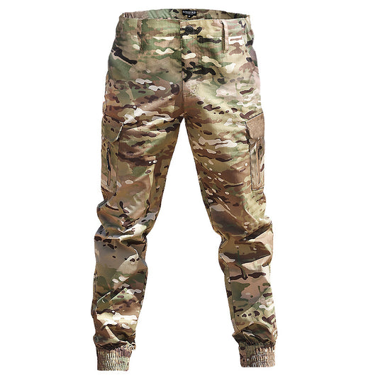 Mens Slim Fit Tactical Camouflage Pants