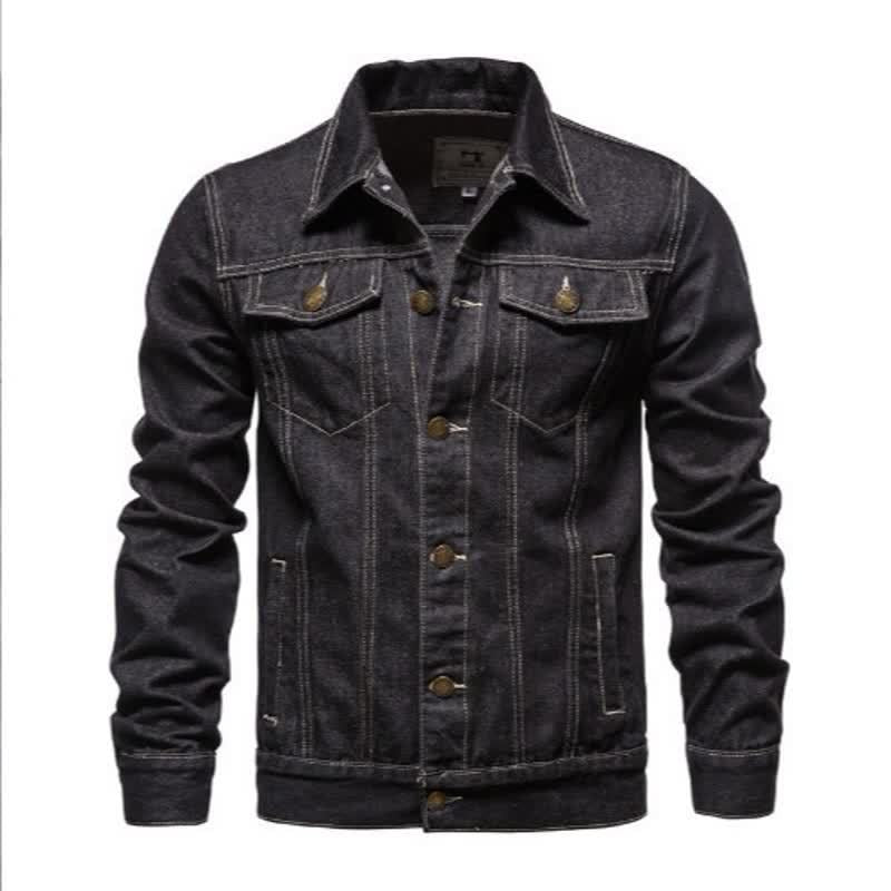 Mens Casual Denim Jacket
