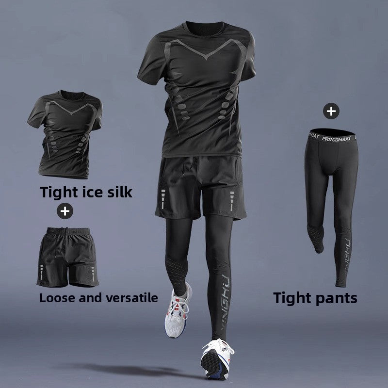 Tight-fit Men's Quick-Drying Sports Suit
