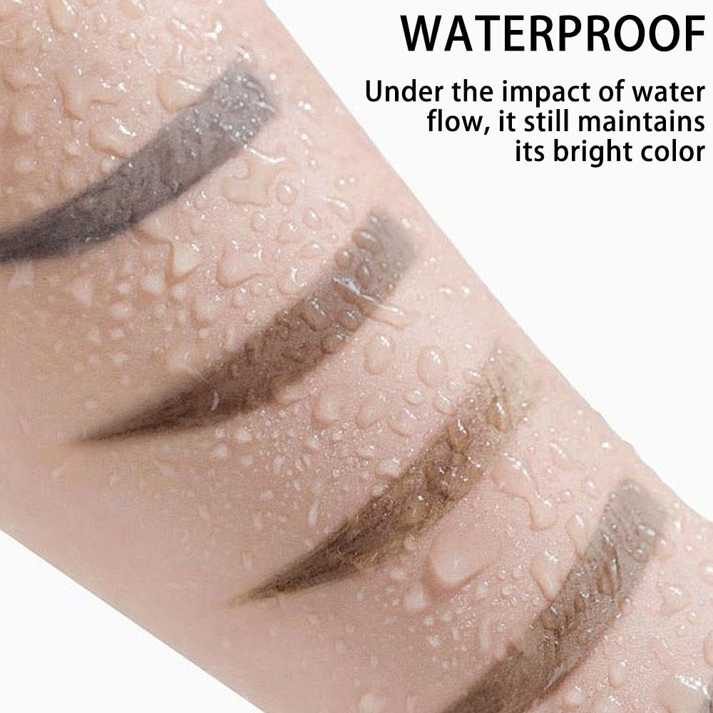 Waterproof and quick-drying eyebrow dye
