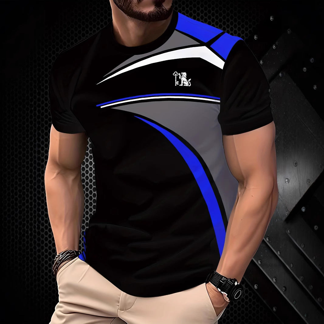 Short-Sleeved Printed T-Shirt Tops