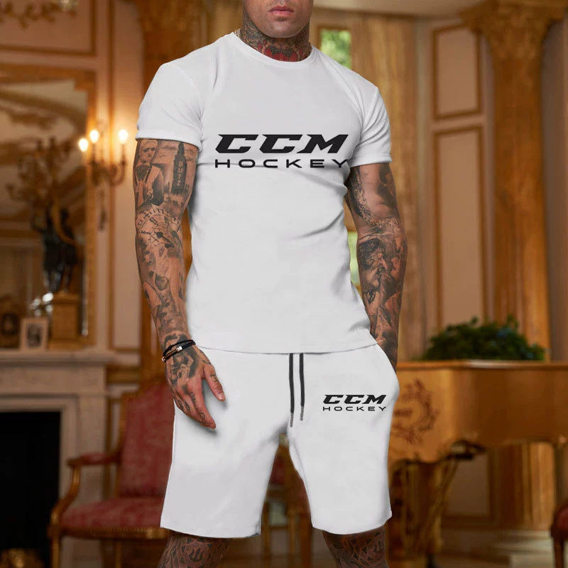 Men's Cotton T-Shirt and Shorts Set