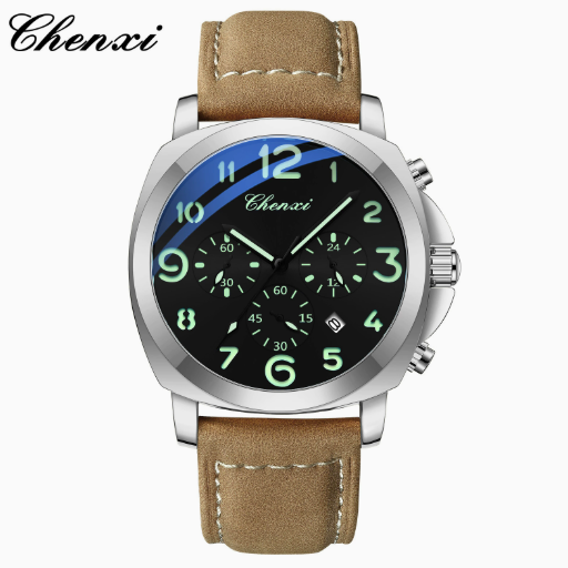 Multifunctional Mens Watch with Luminous Dial