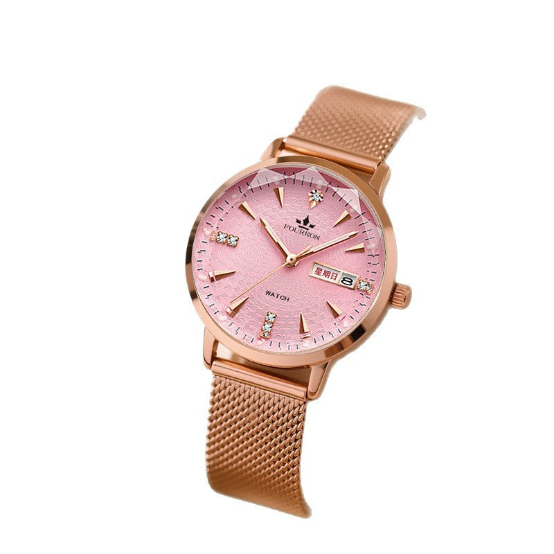 Quartz Movement Women's Glow-in-dark Watch
